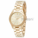 Michael Kors Original MK3512 Women's Runway Gold Stainless Steel Watch 34mm