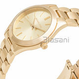 Michael Kors Original MK3512 Women's Runway Gold Stainless Steel Watch 34mm