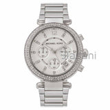 Michael Kors Original MK5353 Women's Parker Silver Crystal Stainless Steel Watch