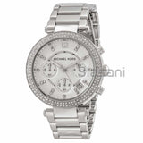 Michael Kors Original MK5353 Women's Parker Silver Crystal Stainless Steel Watch