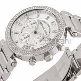 Michael Kors Original MK5353 Women's Parker Silver Crystal Stainless Steel Watch