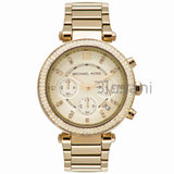 Michael Kors Original MK5354 Women's Parker Gold Crystal Stainless Steel Watch