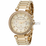 Michael Kors Original MK5354 Women's Parker Gold Crystal Stainless Steel Watch