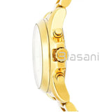 Michael Kors Original MK5605 Women's Bradshaw Gold Stainless St Chrono Watch 43mm