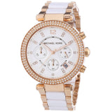 Michael Kors Original MK5774 Women's Parker Rose Gold Crystal Stainless Steel Watch