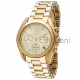 Michael Kors Original MK5798 Women's Mini Bradshaw Gold Chronograph Watch 36mm