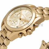 Michael Kors Original MK5798 Women's Mini Bradshaw Gold Chronograph Watch 36mm