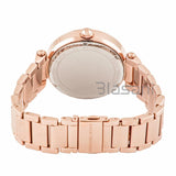 Michael Kors Original MK5865 Women's Parker Rose Gold Crystal Watch 39mm on