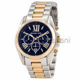 Michael Kors Original MK5976 Women's Bradshaw Two Tone Blue Dial Chronograph Watch