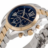 Michael Kors Original MK5976 Women's Bradshaw Two Tone Blue Dial Chronograph Watch