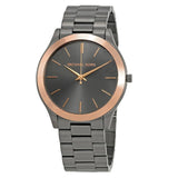 Michael Kors Original MK8576 Women's Oversized Slim Runway Gunmetal Watch 42mm