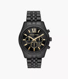 Michael Kors Original MK8603 Men's Lexington Black Tone Black Dial Chrono Watch