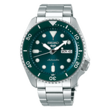 Seiko Sports5 SKX Series Automatic SRPD61 Light Green Stainless Steel Watch 42.5mm