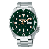 Seiko Sports5 SKX Series Automatic SRPD63 Deep Green Stainless Steel Watch 42.5mm