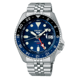 Seiko 5 SKX Automatic SSK003 GMT Sports Series Blue Stainless Steel Watch 42.5mm