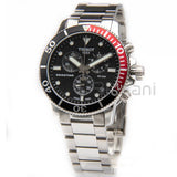 Tissot Seastar 1000 Black-Red Dial Stainless Steel Chrono Watch 45.5mm T120.417.11.051.01