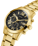 Guess W0668G8 Men's Gold Tone Chronograph Watch 48mm