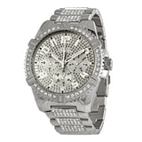 Guess W0799G1 Women's Frontier Silver Crystal Stainless Steel Multi-Function Watch 48mm