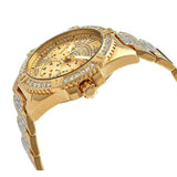 Guess W0799G2 Women's Frontier Gold Crystal Stainless Steel Multi-Function Watch 48mm