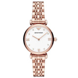 Emporio Armani AR11267 Women's Two-Hand Rose Gold Stainless Steel Watch