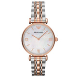 Emporio Armani AR1683 Women's Two-Hand Two Tone Stainless Steel Watch