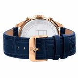 Tommy Hilfiger 1710451 Men's Blue Leather Strap Multifunction Blue Dial 46mm