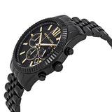 Michael Kors Original MK8603 Men's Lexington Black Tone Black Dial Chrono Watch