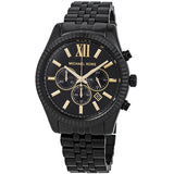 Michael Kors Original MK8603 Men's Lexington Black Tone Black Dial Chrono Watch