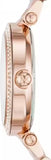 Michael Kors Original MK6176 Women's Parker Pave Rose Gold MK Logo Watch
