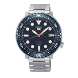 Seiko 5 Sports Series Automatic SRPC63 Bottle Cap Blue Stainless Steel Watch 42.5mm
