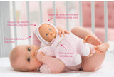 Corolle - Babipouce Sweet Dreams - 11" Soft Body Baby Doll For Ages 0 Months & Up, Pink/White