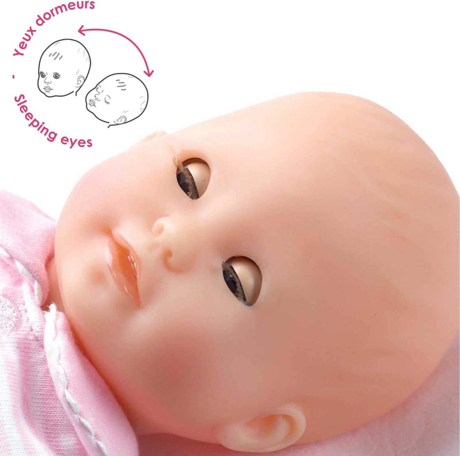 (OPEN BOX) Corolle Mon Premier Poupon Bebe Calin - Charming Pastel - 12" Baby Doll, Pink