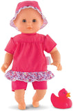(OPEN BOX)  Corolle Mon Premier Poupon Bebe Bath Coralie Baby Doll Pink, 12 inches