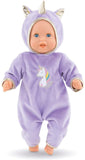 Corolle Mon Premier Poupon Bebe Calin Unicorn - 12" Baby Doll with Hooded Unicorn Outfit, Poseable Soft Body with Vanilla Scent and Sleepy Eyes That Open and Close, for Kids Ages 18 Months and Up