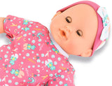 (OPEN BOX) Corolle Bebe Bath Oceane - 12” Girl Baby Doll with Rubber Frog Toy, Safe for Water Play in The Bathtub or Pool, Poseable Soft Body with Vanilla Scent, for Kids Ages 18 Months and Up, Pink