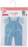 Corolle Mon Premier Poupon 12" Striped T-Shirt & Overalls Toy Baby Doll