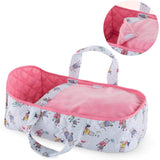 (OPEN BOX) Copy of Corolle Mon Premier Poupon Carry Bed Toy Baby Doll Pink, 12 inches