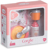 (OPEN BOX) Corolle Mon Premier Poupon Mealtime Set - Feeding Accessories for 12" Baby Dolls