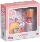 (OPEN BOX) Corolle Mon Premier Poupon Mealtime Set - Feeding Accessories for 12" Baby Dolls