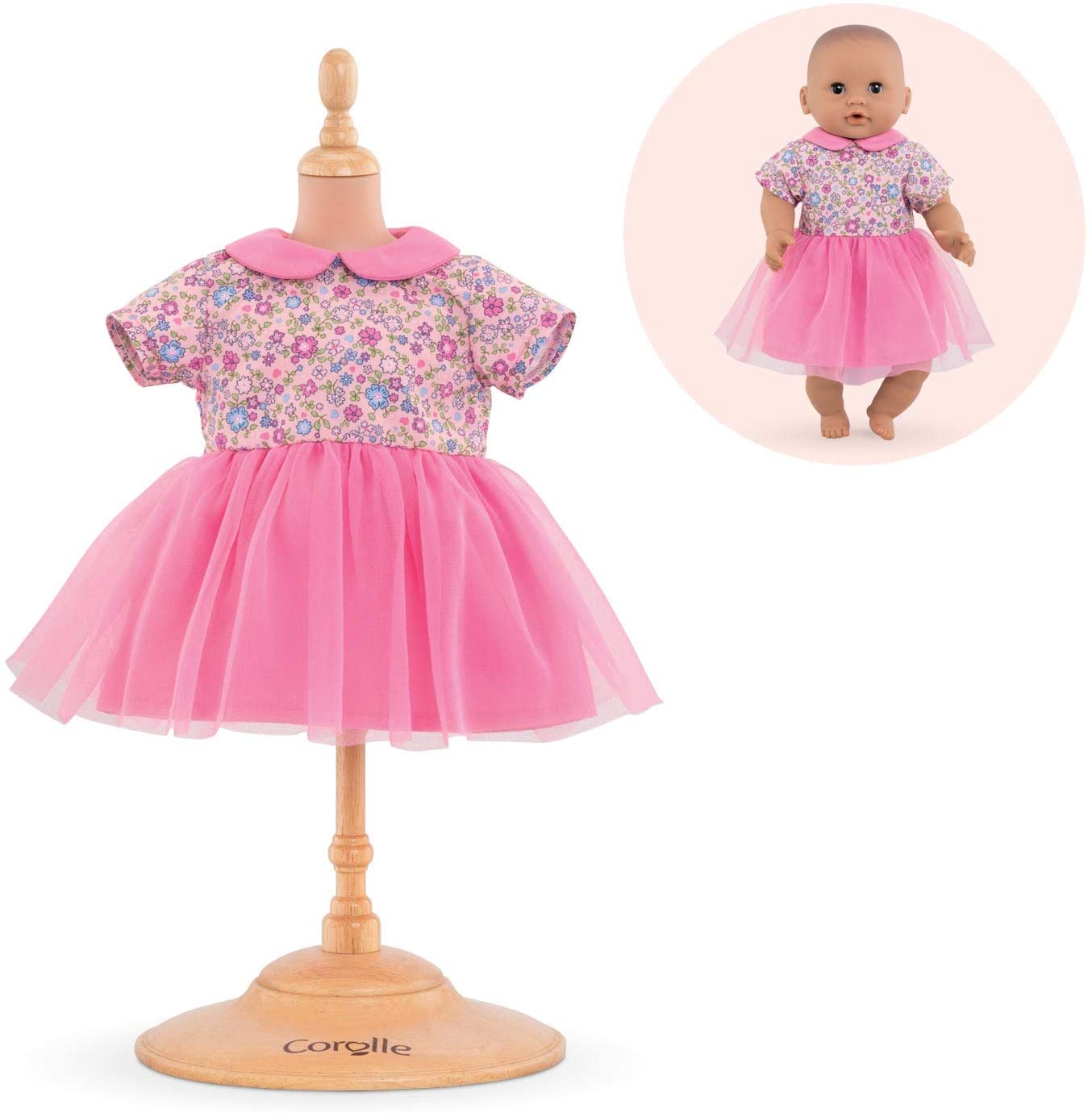 Corolle - Pink Sweet Dreams Dress for 12" Baby Dolls