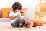(OPEN BOX) Corolle - Large Accessories Set for Mon Premier Poupon 12" Baby Dolls, 11-piece set includes Bottle, Bib, Diaper, Potty, Pacifier, Tote Bag and more