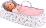 Corolle Mon Grand Poupon Carry Bed Toy Baby Doll, Pink