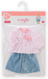 Corolle - Top & Skirt - Baby Doll Outfit - Clothing Accessory for 14" Dolls