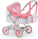 Corolle - Mon Grand Poupon Carriage Stroller - Adjustable Handle, Folding Design, for 14", 17" & 20" Baby Dolls