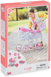 Corolle - Mon Grand Poupon Carriage Stroller - Adjustable Handle, Folding Design, for 14", 17" & 20" Baby Dolls