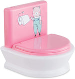 Corolle - Interactive Toilet - Baby Doll Potty with 2 Sounds For Realistic Pretend Play - Fits 14" Dolls - Batteries Included