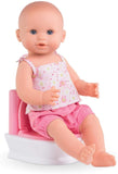 Corolle - Interactive Toilet - Baby Doll Potty with 2 Sounds For Realistic Pretend Play - Fits 14" Dolls - Batteries Included