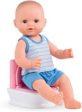 (OPEN BOX)  Corolle - Interactive Toilet - Baby Doll Potty with 2 Sounds For Realistic Pretend Play - Fits 14" Dolls - Batteries Included
