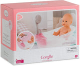 Corolle - Bathtub with Shower - Bath Play Set for 12" & 14" Baby Dolls, Pink