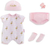 (OPEN BOX) Layette Set - 6 Piece Clothing and Accessory Set for Mon Grand Poupon 14" Baby Dolls